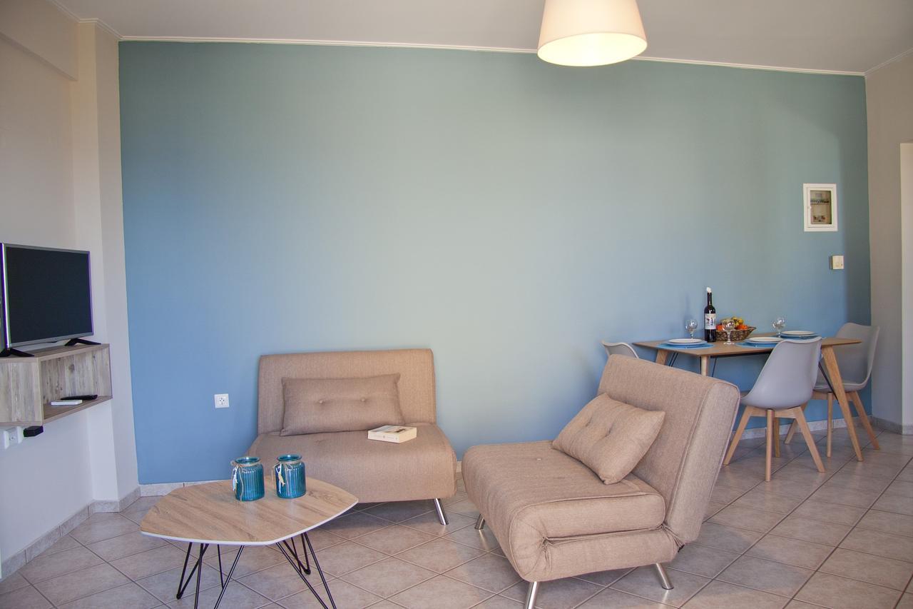 Alkyonida Apartments Hriszí Aktí Haniá Kültér fotó