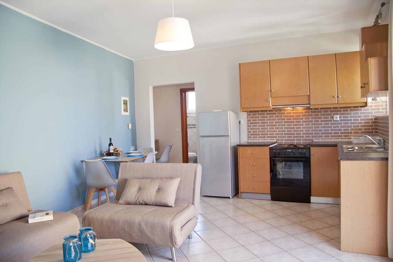 Alkyonida Apartments Hriszí Aktí Haniá Kültér fotó