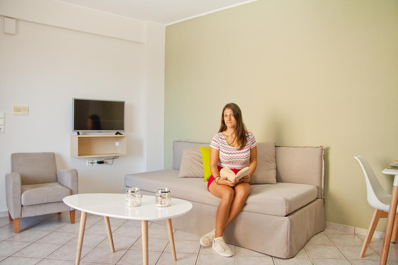 Alkyonida Apartments Hriszí Aktí Haniá Kültér fotó